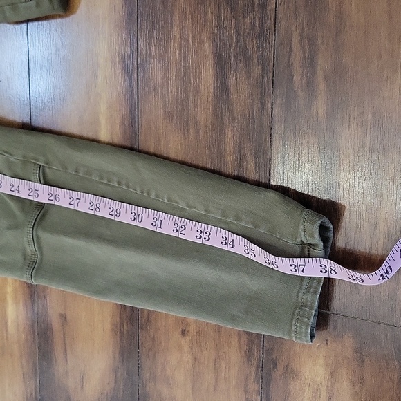 Anthropologie Stradivarius green cargo jeans - Picture 8 of 8